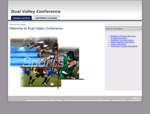 Tablet Screenshot of dualvalleyconference.org